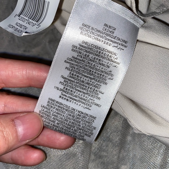 BCBG black and white tiered lace dress size 2 - Picture 4 of 7